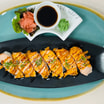 Nigiri Lachs flambiert (6 Stück)